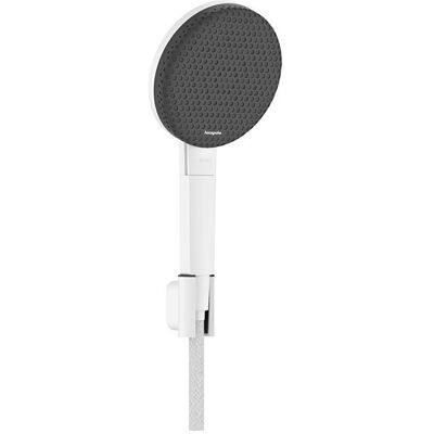 Hansgrohe Raindance Alive Select S Duschkopfhalterungset - Brausekopf 125mm, 3 Strahlarten, wassersparend, Designflex Hansgrohe Raindance Alive Select S Duschkopfhalterungset - Brausekopf 125mm, 3 Strahlarten, wassersparend, Designflex