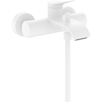 Hansgrohe Vivenis Einhebel-Wannenarmatur 75423700 Aufputz, Ausladung 197mm, weiß matt Hansgrohe Vivenis Einhebel-Wannenarmatur 75423700 Aufputz, Ausladung 197mm, weiß matt