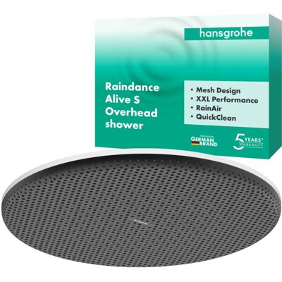 Hansgrohe Raindance Alive S Duschkopf - 24520700 - Ganzkörper, 300mm, Matt Weiß Hansgrohe Raindance Alive S Duschkopf - 24520700 - Ganzkörper, 300mm, Matt Weiß