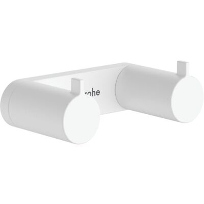 Hansgrohe AddStoris S Handtuchhaken 41785700 Wandmontage, 2 Haken, matt weiß Hansgrohe AddStoris S Handtuchhaken 41785700 Wandmontage, 2 Haken, matt weiß