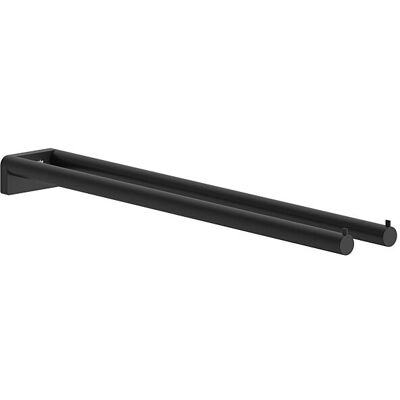 Hansgrohe AddStoris S Handtuchhalter 41787670 zweiarmig, Wandmontage, matt schwarz Hansgrohe AddStoris S Handtuchhalter 41787670 zweiarmig, Wandmontage, matt schwarz