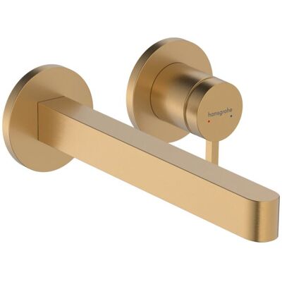 Hansgrohe Finoris Fertigmontageset 76050140 Unterputz-Waschtischarmatur, für Wandmontage, Ausladung 228 mm, brushed bronze Hansgrohe Finoris Fertigmontageset 76050140 Unterputz-Waschtischarmatur, für Wandmontage, Ausladung 228 mm, brushed bronze