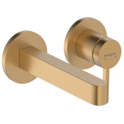 Hansgrohe Finoris Fertigmontageset 76051140 Unterputz-Waschtischarmatur, für Wandmontage, Ausladung 168 mm, brushed bronze Hansgrohe Finoris Fertigmontageset 76051140 Unterputz-Waschtischarmatur, für Wandmontage, Ausladung 168 mm, brushed bronze