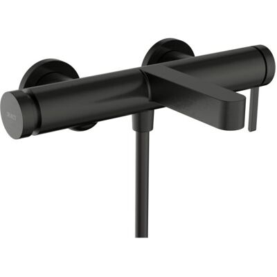 Hansgrohe Finoris Wannenarmatur 76420340 Aufputz, Ausladung 194mm, brushed black chrome Hansgrohe Finoris Wannenarmatur 76420340 Aufputz, Ausladung 194mm, brushed black chrome