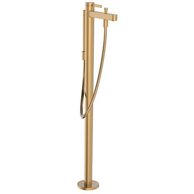Hansgrohe Finoris Fertigmontageset 76445140 Wannenarmatur, bodenstehend, brushed bronze Hansgrohe Finoris Fertigmontageset 76445140 Wannenarmatur, bodenstehend, brushed bronze