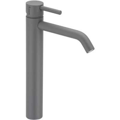 Herzbach Deep Grey Hochauslaufarmatur - Waschbecken - Mattgrau Herzbach Deep Grey Hochauslaufarmatur - Waschbecken - Mattgrau