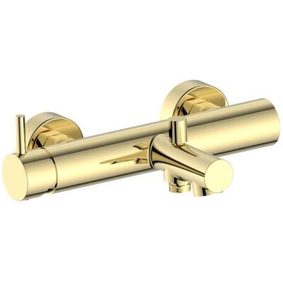 Herzbach SIRO PVD GOLD Wannenbatterie - Aufputz Herzbach SIRO PVD GOLD Wannenbatterie - Aufputz