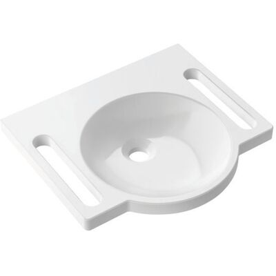 Hewi Weiße Mineralguss-Waschtisch 45x40cm Modell 950.11.500 - Waschbecken Hewi Weiße Mineralguss-Waschtisch 45x40cm Modell 950.11.500 - Waschbecken