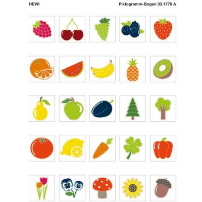 Hewi Piktogramm-Bogen 33.1770A Serie Essen & Trinken - Pictogram Signage Hewi Piktogramm-Bogen 33.1770A Serie Essen & Trinken - Pictogram Signage
