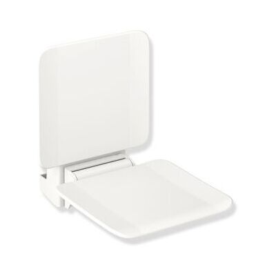 Hewi System 900 Einhängesitz 900.51.10660AS 350 x 443 x 526 mm, Edelstahl pulverbeschichtet weiß matt, matt weißer Kunststoff Hewi System 900 Einhängesitz 900.51.10660AS 350 x 443 x 526 mm, Edelstahl pulverbeschichtet weiß matt, matt weißer Kunststoff