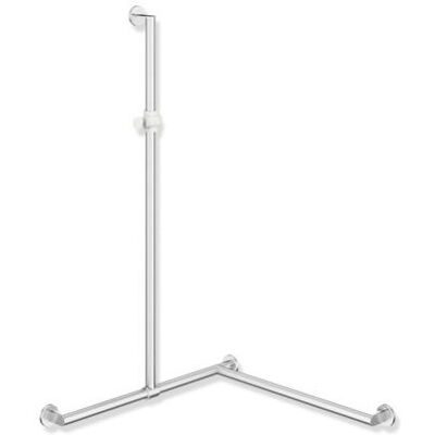 Hewi Edelstahl-Duschhandlauf 900 - Wandmontage - 1250x765x765mm Hewi Edelstahl-Duschhandlauf 900 - Wandmontage - 1250x765x765mm