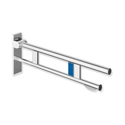 Hewi System 900 Stützklappgriff 900.50.16940 Ausladung 850 mm, Edelstahl verchromt, links, WC-Papierhalter/Funk-Spülauslösung Hewi System 900 Stützklappgriff 900.50.16940 Ausladung 850 mm, Edelstahl verchromt, links, WC-Papierhalter/Funk-Spülauslösung