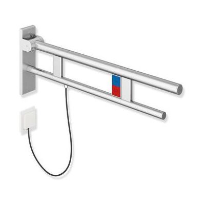 HEWI System 900 Toilettenstützarm - 700mm, Edelstahl, links HEWI System 900 Toilettenstützarm - 700mm, Edelstahl, links