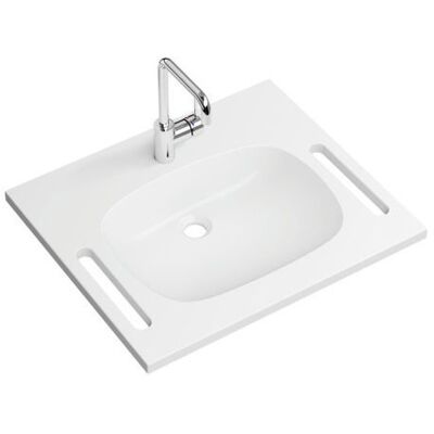 Hewi Hewi M40 Mineralguss-Waschtischset - Weiß - Waschtisch Set Hewi Hewi M40 Mineralguss-Waschtischset - Weiß - Waschtisch Set