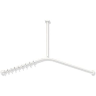 Hewi System 900 Vorhangstange 900.34.10360DX 1187 x 1187 mm, 24 Vorhangringe, Edelstahl pulverbeschichtet weiß tiefmatt Hewi System 900 Vorhangstange 900.34.10360DX 1187 x 1187 mm, 24 Vorhangringe, Edelstahl pulverbeschichtet weiß tiefmatt