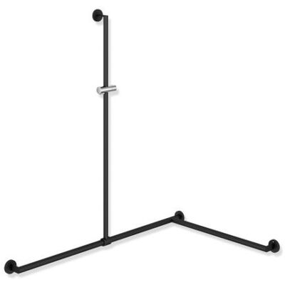 Hewi Schwarz / Chrom System 900 Duschhandlauf - Duschtyp Hewi Schwarz / Chrom System 900 Duschhandlauf - Duschtyp