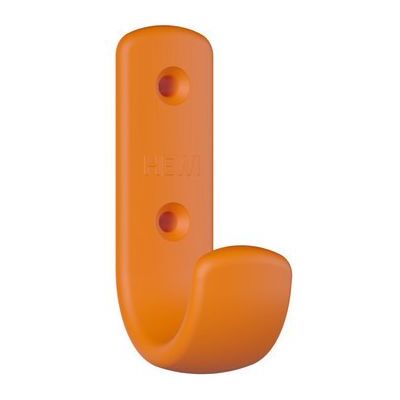 Hewi 477 Garderobenhaken - 72x22x47mm - Matt - Orange Hewi 477 Garderobenhaken - 72x22x47mm - Matt - Orange