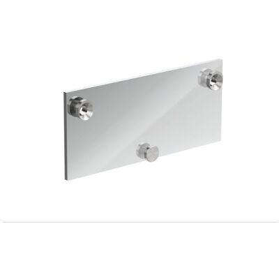 Hewi Modell 950.51.014XA - Rechteckige Edelstahl-Montageplatte für mobile Sitze Hewi Modell 950.51.014XA - Rechteckige Edelstahl-Montageplatte für mobile Sitze