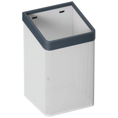 Hewi 477 Papierhandtuchkorb - Rechteckiger Lochblech, Kunststoffaufsatz - Badezimmerzubehör Hewi 477 Papierhandtuchkorb - Rechteckiger Lochblech, Kunststoffaufsatz - Badezimmerzubehör