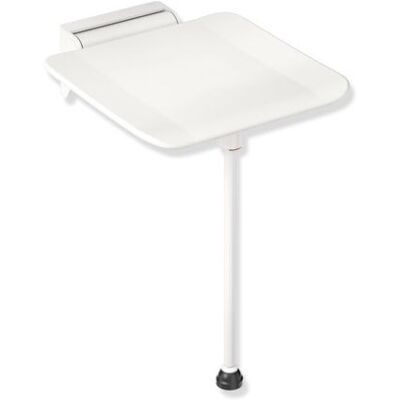Hewi System 900 Einhängesitz 900.51.20160AS 350 x 415 mm, Edelstahl pulverbeschichtet weiß matt, Polyamid matt weiß Hewi System 900 Einhängesitz 900.51.20160AS 350 x 415 mm, Edelstahl pulverbeschichtet weiß matt, Polyamid matt weiß