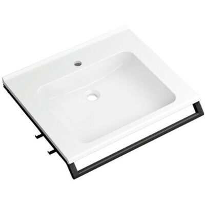 Hewi Mineralguss-Waschtisch - Rechteckiges Tiefbecken - Wandmontage - 950.19.071SC Hewi Mineralguss-Waschtisch - Rechteckiges Tiefbecken - Wandmontage - 950.19.071SC