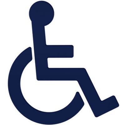 Hewi 801 Symbol Rollstuhl 801.91.03050 stahlblau, selbstklebend Hewi 801 Symbol Rollstuhl 801.91.03050 stahlblau, selbstklebend