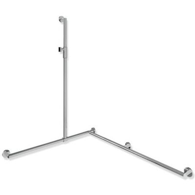 HEWI System 900 Duschhandlauf Chrom Verstellbarer Magnethalter - Haltegriff HEWI System 900 Duschhandlauf Chrom Verstellbarer Magnethalter - Haltegriff