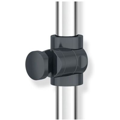 Hewi System 900 Duschhandlauf 900.35.4004092 1250 x 765 mm, Edelstahl verchromt, Polyamid hochglänzend anthrazitgrau Hewi System 900 Duschhandlauf 900.35.4004092 1250 x 765 mm, Edelstahl verchromt, Polyamid hochglänzend anthrazitgrau