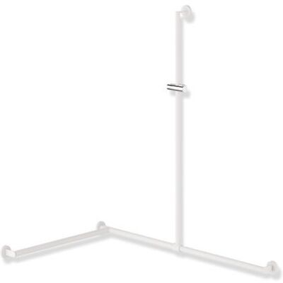 Hewi System 900 Duschhandlauf 900.35.33560WD 1250 x 1185 x 765 mm, pulverbeschichtet weiß tiefmatt/chrom, Ausführung links Hewi System 900 Duschhandlauf 900.35.33560WD 1250 x 1185 x 765 mm, pulverbeschichtet weiß tiefmatt/chrom, Ausführung links