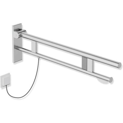 HEWI System 900 Support Rail - Toilettenstützgriff mit WC-Papierhalter & Spülknopf HEWI System 900 Support Rail - Toilettenstützgriff mit WC-Papierhalter & Spülknopf