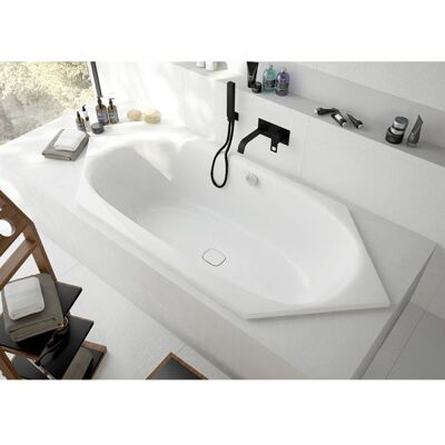 Hoesch Weiße Sechseck-Badewanne - Badewanne Hoesch Weiße Sechseck-Badewanne - Badewanne