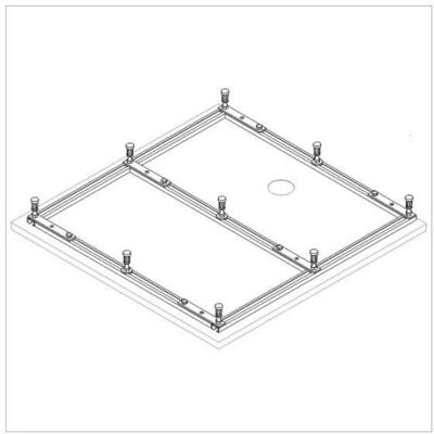 Hoesch Muna Untergestell 118988 für 120x120cm Hoesch Muna Untergestell 118988 für 120x120cm