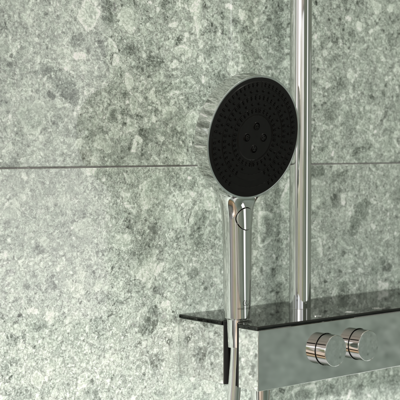 Ideal Standard 3-Funktions-Handbrause A7896AA Ø 13 cm, Chrom Ideal Standard 3-Funktions-Handbrause A7896AA Ø 13 cm, Chrom