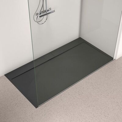 Ideal Standard Flat S i.life Rechteck-Brausewanne T5239FV 170 x 90 x 3,2 cm, Schiefer Ideal Standard Flat S i.life Rechteck-Brausewanne T5239FV 170 x 90 x 3,2 cm, Schiefer