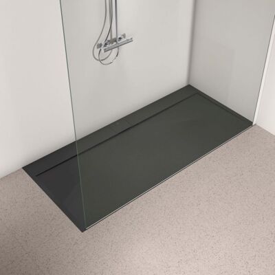 Ideal Standard Flat S i.life Rechteck-Brausewanne T5243FV 200 x 90 x 3,2 cm, Schiefer Ideal Standard Flat S i.life Rechteck-Brausewanne T5243FV 200 x 90 x 3,2 cm, Schiefer