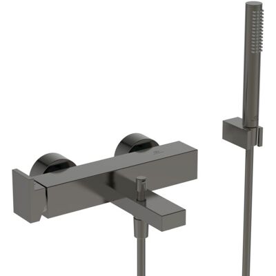 Ideal Standard Wannenarmatur BD514A5 308x210x91 mm, Aufputz, mit Handbrause-Set, magnetic grey Ideal Standard Wannenarmatur BD514A5 308x210x91 mm, Aufputz, mit Handbrause-Set, magnetic grey
