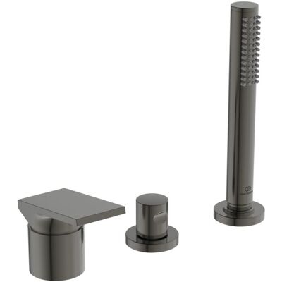 Ideal Standard 3-Loch-Wannenarmatur BD517A5 233x95x204 mm, ohne Auslauf, mit Handbrauseset, magnetic grey Ideal Standard 3-Loch-Wannenarmatur BD517A5 233x95x204 mm, ohne Auslauf, mit Handbrauseset, magnetic grey