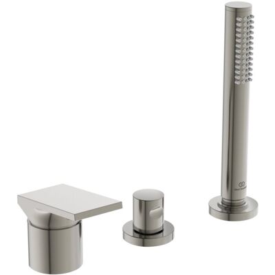 Ideal Standard 3-Loch-Wannenarmatur BD517GN 233x95x204 mm, ohne Auslauf, mit Handbrauseset, silver storm Ideal Standard 3-Loch-Wannenarmatur BD517GN 233x95x204 mm, ohne Auslauf, mit Handbrauseset, silver storm
