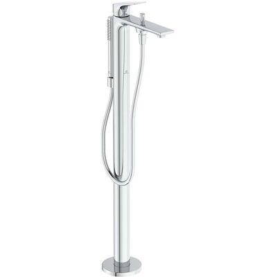 Ideal Standard Dolce Vita Wannenarmatur BD673AA freistehend, Unterputz Bausatz 2, mit Handbrause-Set, verchromt Ideal Standard Dolce Vita Wannenarmatur BD673AA freistehend, Unterputz Bausatz 2, mit Handbrause-Set, verchromt