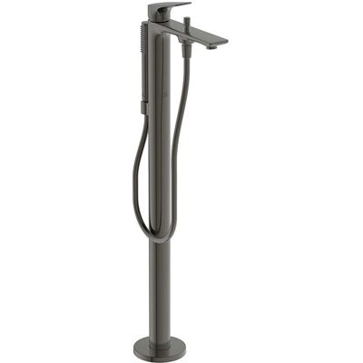 Ideal Standard Dolce Vita Wannenarmatur BD673A5 freistehend, Unterputz Bausatz 2, mit Handbrause-Set, magnetic grey Ideal Standard Dolce Vita Wannenarmatur BD673A5 freistehend, Unterputz Bausatz 2, mit Handbrause-Set, magnetic grey