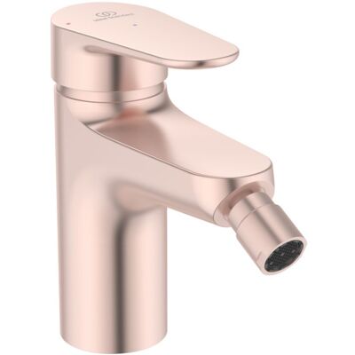 Ideal Standard Bidetarmatur BE132RO Ausladung 115 mm, BlueStart mit Ablaufgarnitur, rosé Ideal Standard Bidetarmatur BE132RO Ausladung 115 mm, BlueStart mit Ablaufgarnitur, rosé