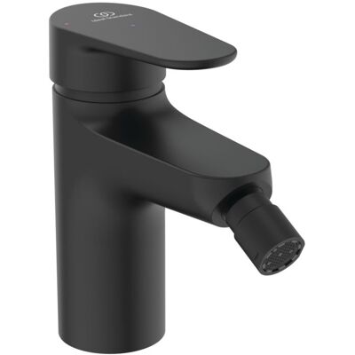 Ideal Standard Bidetarmatur BE132XG Ausladung 115 mm, BlueStart, mit Ablaufgarnitur, Silk Black Ideal Standard Bidetarmatur BE132XG Ausladung 115 mm, BlueStart, mit Ablaufgarnitur, Silk Black