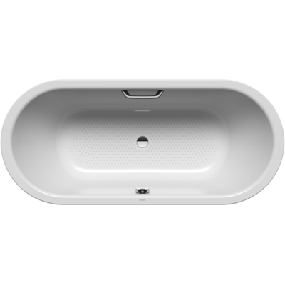 Kaldewei Classic duo Badewanne oval 291410213199 170x75cm, Griffloch, Perl-Effekt, Vollantislip, manhattan Kaldewei Classic duo Badewanne oval 291410213199 170x75cm, Griffloch, Perl-Effekt, Vollantislip, manhattan