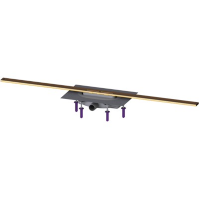 Kessel Linearis Duschrinne 1200mm - Bronze gebürstet - Duschrinnen Kessel Linearis Duschrinne 1200mm - Bronze gebürstet - Duschrinnen