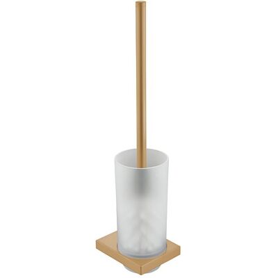 KEUCO Edition 11 Toilettenbürstengarnitur - Wandmontage, Kristalleinsatz, Bronze gebürstet KEUCO Edition 11 Toilettenbürstengarnitur - Wandmontage, Kristalleinsatz, Bronze gebürstet