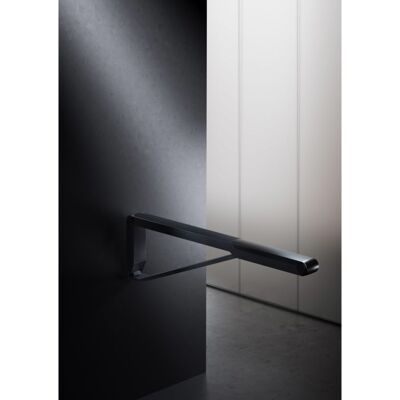 Keuco Axess WC-Stützklappgriff 35003370737 schwarz matt/schwarz, 700 mm Keuco Axess WC-Stützklappgriff 35003370737 schwarz matt/schwarz, 700 mm
