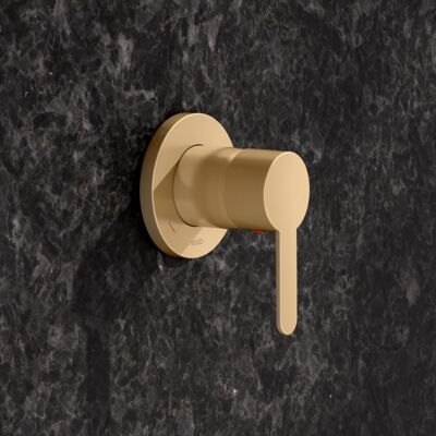 KEUCO IXMO Fertigmontageset 59551250301 Unterputz-Einhebelmischer, rund, messing gebürstet KEUCO IXMO Fertigmontageset 59551250301 Unterputz-Einhebelmischer, rund, messing gebürstet
