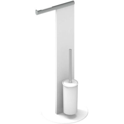 Keuco Modell 04986510101 WC-Bürstenset - Weiß/Chrom - Toilettenpapierhalter Keuco Modell 04986510101 WC-Bürstenset - Weiß/Chrom - Toilettenpapierhalter