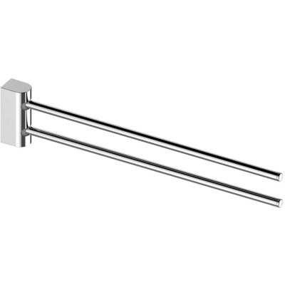 Keuco Smart.2 Handtuchhalter 14718010000 verchromt, 2-teilig, schwenkbar, 440 mm Keuco Smart.2 Handtuchhalter 14718010000 verchromt, 2-teilig, schwenkbar, 440 mm