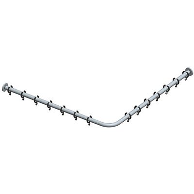 Keuco Brausevorhangstangen Set Plan 14939171000 Eck Dusche 100 x 100 cm; Aluminium silber eloxiert Keuco Brausevorhangstangen Set Plan 14939171000 Eck Dusche 100 x 100 cm; Aluminium silber eloxiert